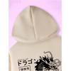 imageMens Hoodies Graphic Print Long Sleeve Drawstring Pullover Sweatshirt with Pocket TrendyKhaki