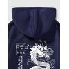 imageMens Hoodies Graphic Print Long Sleeve Drawstring Pullover Sweatshirt with Pocket TrendyRoyal Blue