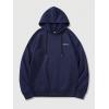 imageMens Hoodies Graphic Print Long Sleeve Drawstring Pullover Sweatshirt with Pocket TrendyRoyal Blue