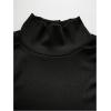 imageMens Mock Turtleneck Tank Tops Ribbed Knit Slim Fit Sleeveless Shirts Casual Basic Tee ShirtsBlack