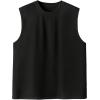 imageMens Tank Tops Summer Crew Neck Sleeveless Shirts Workout Gym Muscle Tank Tops UndershirsBlack