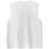 imageMens Tank Tops Summer Crew Neck Sleeveless Shirts Workout Gym Muscle Tank Tops UndershirsSolid White