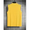 imageMens Tank Tops Summer Crew Neck Sleeveless Shirts Workout Gym Muscle Tank Tops UndershirsYellow