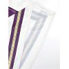 imageMens Y2K Mesh Jersey Shirts V Neck Half Sleeve Number Graphic Tees Color Block Sport T ShirtPurple White