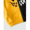 imageMens Zip Up Hoodies Graphic Long Sleeve Pullover Hoodies Sweatshirt Western Streetwear HoodiesYellow and Black