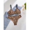 imageWomens 2 Piece Lingerie Sets Scallop Trim Lightly Lined Underwire Bra and Low Rise Briefs UnderwearBrown