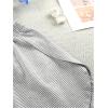 imageWomens 2 Piece Pajama Set Stripe Short Sleeve Crewneck Crop Lounge Shorts Set Soft SleepwearBlack