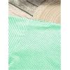 imageWomens 2 Piece Pajama Set Stripe Short Sleeve Crewneck Crop Lounge Shorts Set Soft SleepwearLime Green