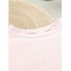 imageWomens 2 Piece Pajama Set Stripe Short Sleeve Crewneck Crop Lounge Shorts Set Soft SleepwearPink