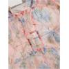 imageWomens Babydoll Lingerie Floral Mesh Frill Ruffle Babydoll Lingerie Dress Chemise NightgownPink and Blue