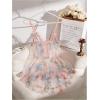 imageWomens Babydoll Lingerie Floral Mesh Frill Ruffle Babydoll Lingerie Dress Chemise NightgownPink and Blue