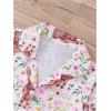 imageWomens Bow Pajamas Sets Short Sleeve Button Down Pajamas Y2k Preppy Cute PJ Set SleepwearBear White