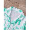 imageWomens Bow Pajamas Sets Short Sleeve Button Down Pajamas Y2k Preppy Cute PJ Set SleepwearBow Green
