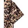 imageWomens Bow Pajamas Sets Short Sleeve Button Down Pajamas Y2k Preppy Cute PJ Set SleepwearBrown