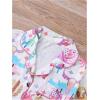 imageWomens Bow Pajamas Sets Short Sleeve Button Down Pajamas Y2k Preppy Cute PJ Set SleepwearMulticolor