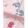 imageWomens Bow Pajamas Sets Short Sleeve Button Down Pajamas Y2k Preppy Cute PJ Set SleepwearPink Cartoon