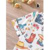 imageWomens Bow Pajamas Sets Short Sleeve Button Down Pajamas Y2k Preppy Cute PJ Set SleepwearWhite