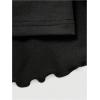 imageWomens Drawstring Bow Side Mini Skirts Tiered Layer Ruffle Elastic Waist Y2K Coquette Short SkirtsBlack