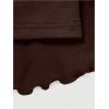 imageWomens Drawstring Bow Side Mini Skirts Tiered Layer Ruffle Elastic Waist Y2K Coquette Short SkirtsBrown