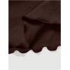 imageWomens Drawstring Bow Side Mini Skirts Tiered Layer Ruffle Elastic Waist Y2K Coquette Short SkirtsBrown