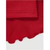 imageWomens Drawstring Bow Side Mini Skirts Tiered Layer Ruffle Elastic Waist Y2K Coquette Short SkirtsRed
