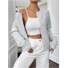 imageWomens Knit Cardigans Long Sleeve Button Dwon Lightweight Cardigan Sweaters Trendy Fall OutfitsGrey
