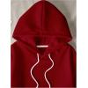 imageWomens Letter Print Hoodies Oversized Sweatshirt Long Sleeve Tops Pullover Pocketed Streetwear Women OutfitsBurgundy