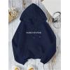 imageWomens Letter Print Hoodies Oversized Sweatshirt Long Sleeve Tops Pullover Pocketed Streetwear Women OutfitsDeep Blue