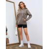 imageWomens Letter Print Hoodies Oversized Sweatshirt Long Sleeve Tops Pullover Pocketed Streetwear Women OutfitsGrey