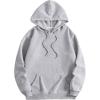 imageWomens Letter Print Hoodies Oversized Sweatshirt Long Sleeve Tops Pullover Pocketed Streetwear Women OutfitsLight Grey