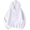 imageWomens Letter Print Hoodies Oversized Sweatshirt Long Sleeve Tops Pullover Pocketed Streetwear Women OutfitsWhite