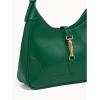 imageWomens PU Leather Clasp Shoulder Bag Adjustable Strap Vintage Hobo Handbags PurseGreen