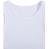 imageWomens Sleeveless Ribbed Knit Tank Top Graphic Print Crew Neck Tee Shirt Casual Slim Fit Crop TopsCherry White