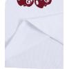 imageWomens Sleeveless Ribbed Knit Tank Top Graphic Print Crew Neck Tee Shirt Casual Slim Fit Crop TopsNumber White