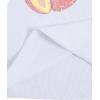 imageWomens Sleeveless Ribbed Knit Tank Top Graphic Print Crew Neck Tee Shirt Casual Slim Fit Crop TopsStrawberry White