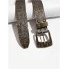 imageWomens Vintage Floral Embossed Leather Belt Cowgirl Western Buckle Waist BeltsPure Brown