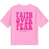 imageGirls Graphic Tees Short Sleeve Crewneck T Shirts Casual Summer Tops Cute Preppy ClothesPink