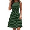 Green Black Striped