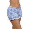imageWomens Plaid Low Rise Checkered Bloomer Y2k Mini Ruffle Micro Boxer ShortsLight Blue