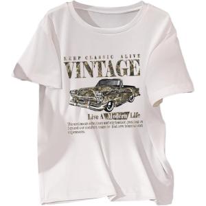 imageBoys Short Sleeve Tropical Graphic Tee Tops Casual Crew Neck T Shirt Loose Summer TopsCar White