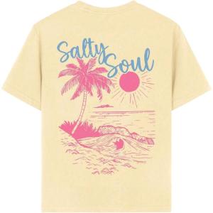 imageGirls Graphic Tees Short Sleeve Crewneck T Shirts Casual Summer Tops Cute Preppy ClothesApricot
