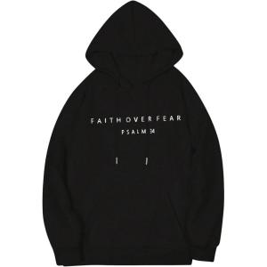 imageWomens Letter Print Hoodies Oversized Sweatshirt Long Sleeve Tops Pullover Pocketed Streetwear Women OutfitsBlack Letter