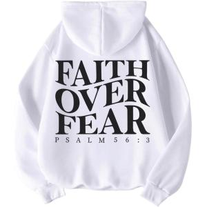 imageWomens Letter Print Hoodies Oversized Sweatshirt Long Sleeve Tops Pullover Pocketed Streetwear Women OutfitsWhite