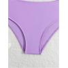 imageGirls 2 Piece Swimsuit Tropical Print Spaghetti Strap High Waisted Cute Bathing SuitPurple