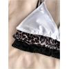 imageGirls 3 Packs Floral Halter Bikini Tops Wireless Padded Bathing Suit Tops Swimsuit BrasMulticolor