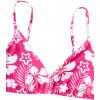 imageGirls 3 Piece Floral Bikini Set Swimsuit Cute Bathing Suit with Ruched Drawstring Beach Skirt Cover UpHot Pink