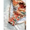 imageGirls 3 Piece Swimsuit Boho Floral Halter Triangle Bathing Suit with Beach Cover Up SkirtMulticolor