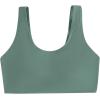 imageGirls 3 Piece Swimsuits Tropical Wireless Sleeveless Cute Bikini Bathing Suit with Beach ShortsGreen