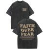 imageMens Graphic Letter Print Vintage Tees Baggy Drop Shoulder Crew Neck Short Sleeve Streetwear T ShirtsBlack