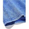 imageMens Graphic Letter Print Vintage Tees Baggy Drop Shoulder Crew Neck Short Sleeve Streetwear T ShirtsBlue Letter